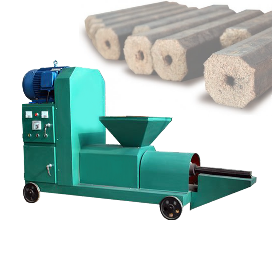 Agriculture waste hexagonal biochar charcoal briquette making machine