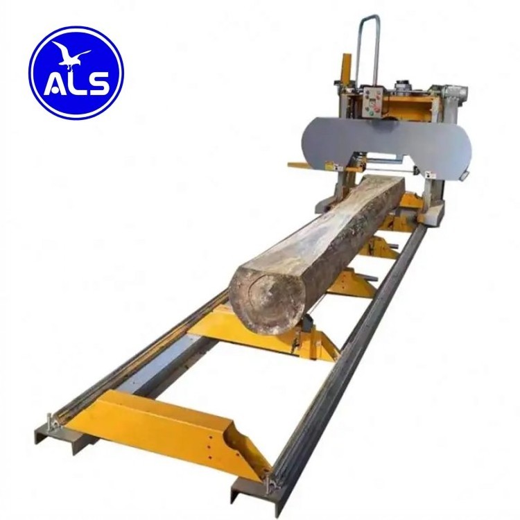 Horizontal woodworking sawmill AOLS guide portable circular wood saw band mill saw sawmill