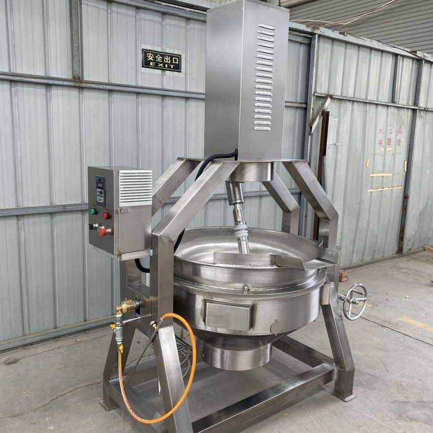 AOLS Big Cooking mixer machine Nuts Roasting Frying Processing Machine cashew nut roasting machine