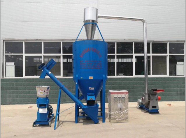 Low cost 300kg 500kg 1t/h small farm used livestock poultry cattle feed pellet mill/animal feed pallet machine production line