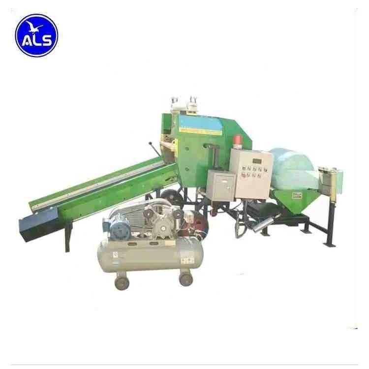 Automatic Mini Baler Wrapper Used Hay Film Wrapping Machine Hay baler making machine for sale