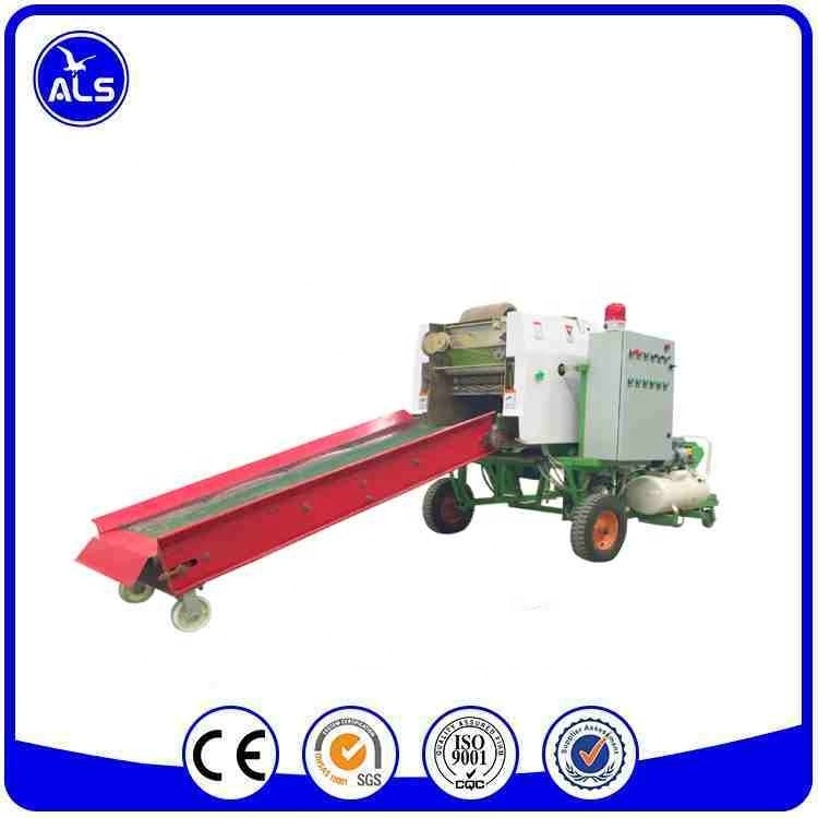 Automatic Mini Baler Wrapper Used Hay Film Wrapping Machine Hay baler making machine for sale