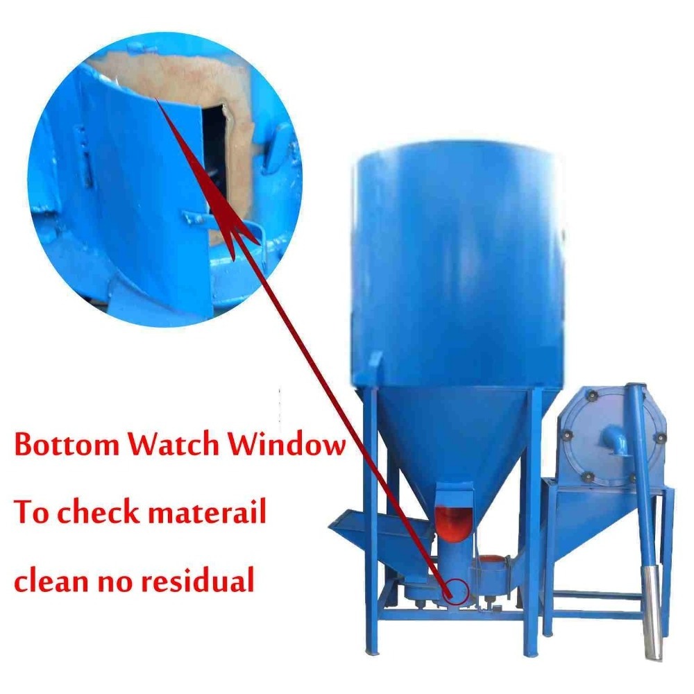 Poultry Feed Pellet Maker Cow Feed Animal Food Pellet Making Machine Mixer and Pellet Machine for animal feed