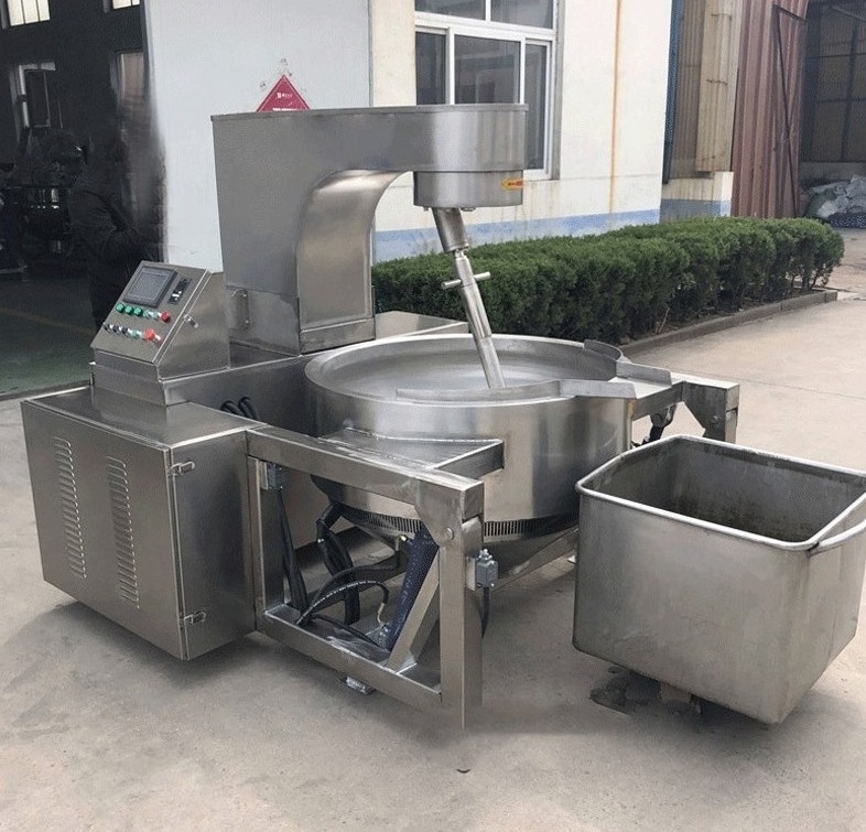 AOLS Big Cooking mixer machine Nuts Roasting Frying Processing Machine cashew nut roasting machine