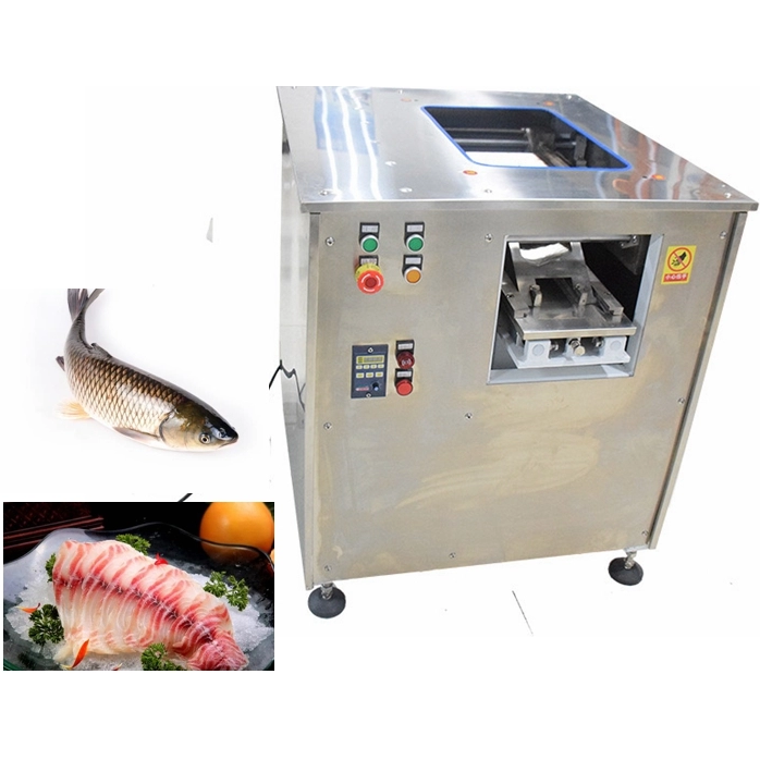 stainless steel Sardine fillet slicer Mandarin Fish filleting cutting machine/commercial salmon slicing machine