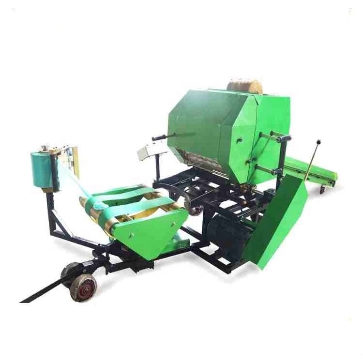 Automatic Mini Baler Wrapper Used Hay Film Wrapping Machine Hay baler making machine for sale