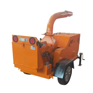 Hydraulic Diesel Engine Branch Wood Chipper Machine  garden leaf shredder Heavy Duty Electric Engine Wood Chipper for Mulcher