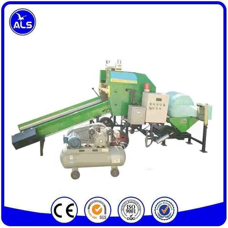 Automatic Mini Baler Wrapper Used Hay Film Wrapping Machine Hay baler making machine for sale