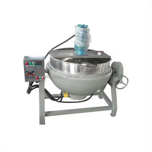 Strawberry Jam Cooking Jacketed Kettle For Jam Commercial Electric Mixing Cooking Equipment AOLS GROUP