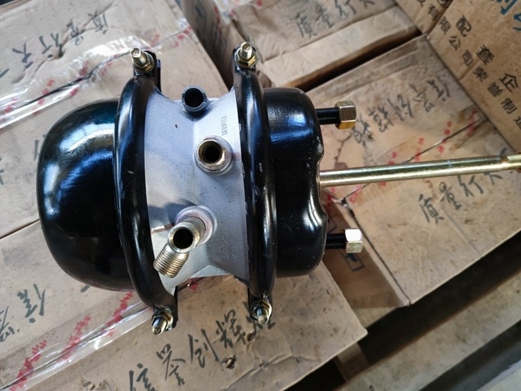 truck trailer parts t30/30 dd air brake chamber double air chamber long stroke double air spring brake chamber for trailer