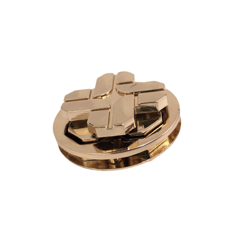 Metal Turn Lock Decorative Twist Lock Clasp for Purse and Wooden Box Turn Lock for Bag Parts & Accessories