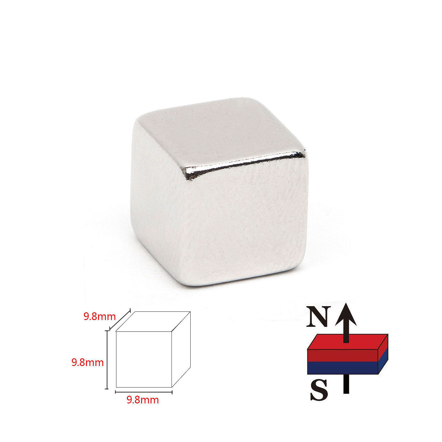 China NdFeB Magnet Manufacturer N33-N52 Cube Neodymium Magnets Permanent Magnet Cubes