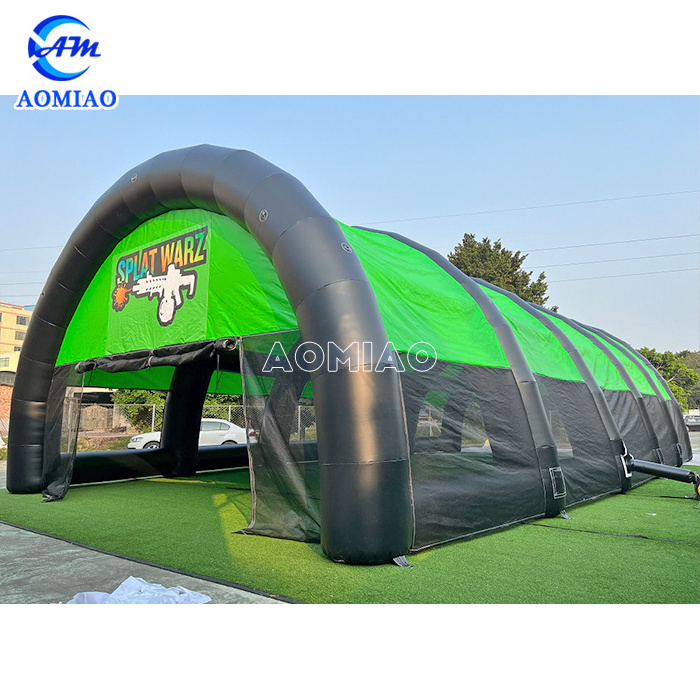 Commercial Large Inflatable Paintball Arena Durable Bunker Arena Structure Inflatable Paintball Bunker Tent For Sale