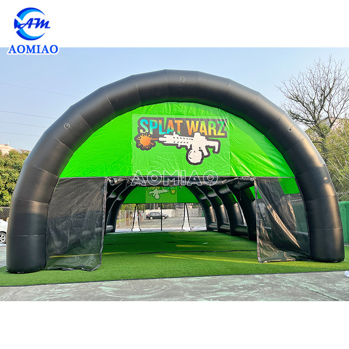 Commercial Large Inflatable Paintball Arena Durable Bunker Arena Structure Inflatable Paintball Bunker Tent For Sale