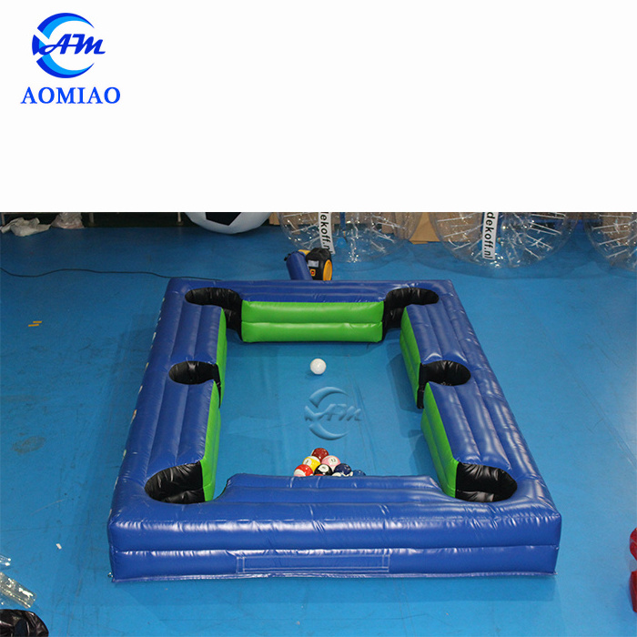 High quality funny inflatable snookball table,inflatable human billiards