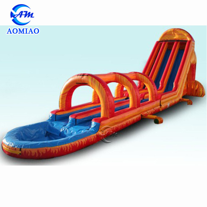 Heavy Duty Inflatable Water Slide Dolphin Pool Nip Slip On A Water Slide