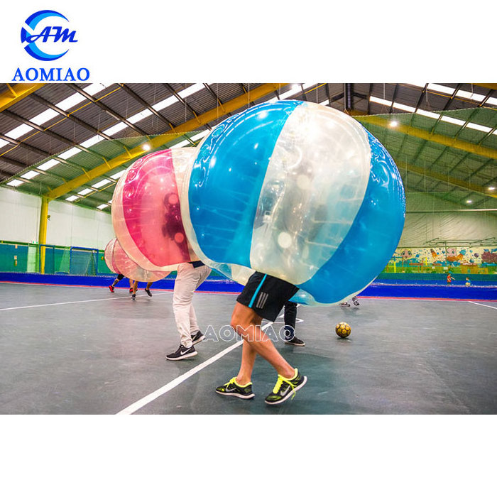 Hot sale red and blue 1.5 m PVC inflatable ball suit /soccer bubble/human bumper bubble ball