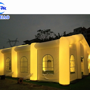 Oxford Fabric Commercial Inflatable Outdoor Tents Customized Led Light event Tent For Sale