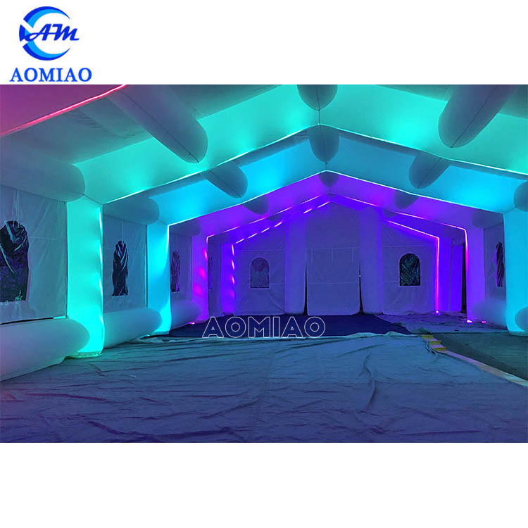 Outdoor inflatable nightclub tent  Inflatable disco event tent party LED tent for sale