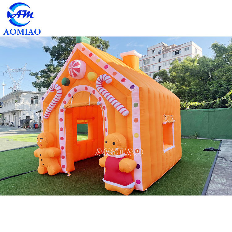 Wholesale outdoor large christmas inflatables yard decorations house candy workshop inflatable even tent