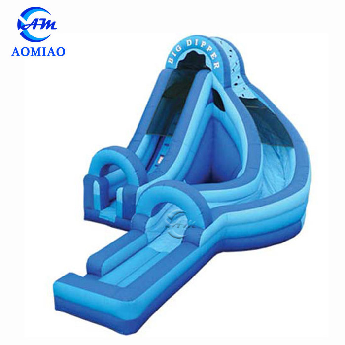 Heavy Duty Inflatable Water Slide Dolphin Pool Nip Slip On A Water Slide