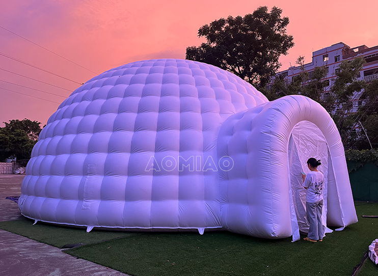 Inflatable tent igloo tent for camping inflatable camping dome tent inflatable yurt for outdoor