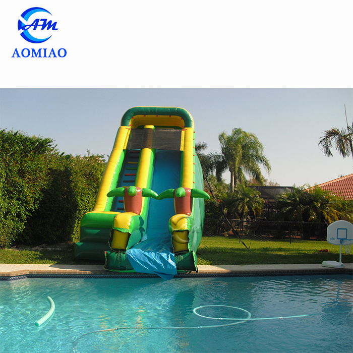 0.55Mm PVC Inflatable Pool Slide Giant Inflatable Water Slide