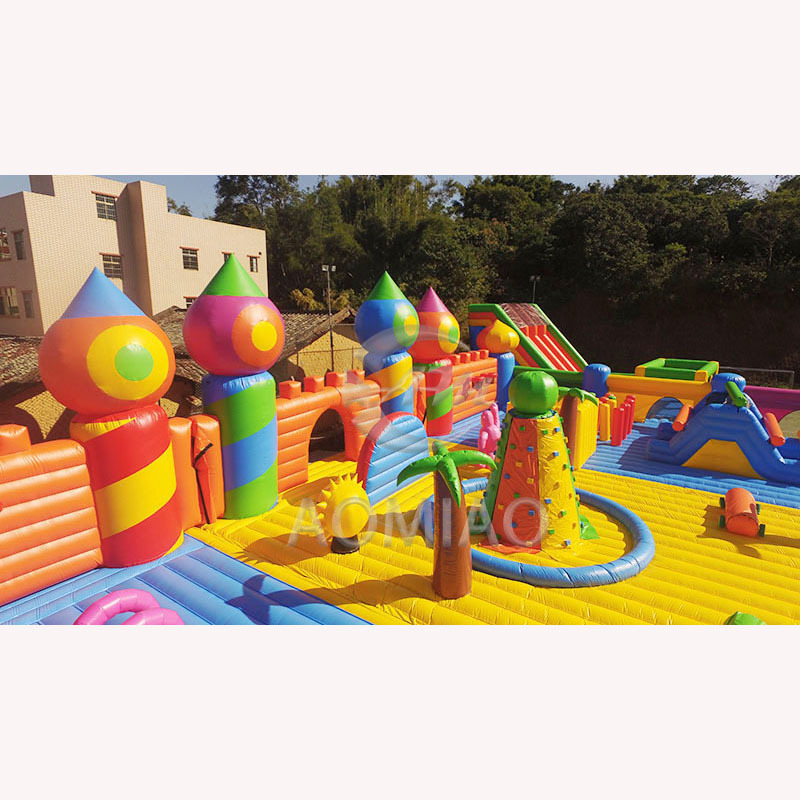 Customized giant inflatable theme park New design outdoor theme park amusement equipment inflatable for sale and business