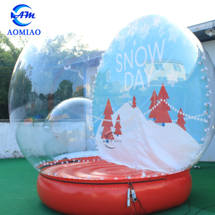 Inflatable Christmas Snowball for Events, Popular Inflatable Snow Globes Ball for Display