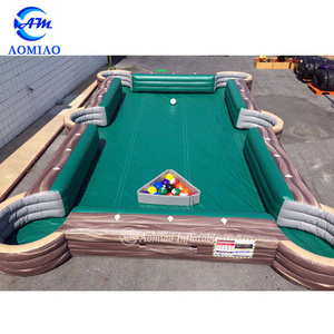 Wholesale Price Inflatable Snooker Soccer Pool Table for Sale Funny Outdoor or Indoor Soccer Games