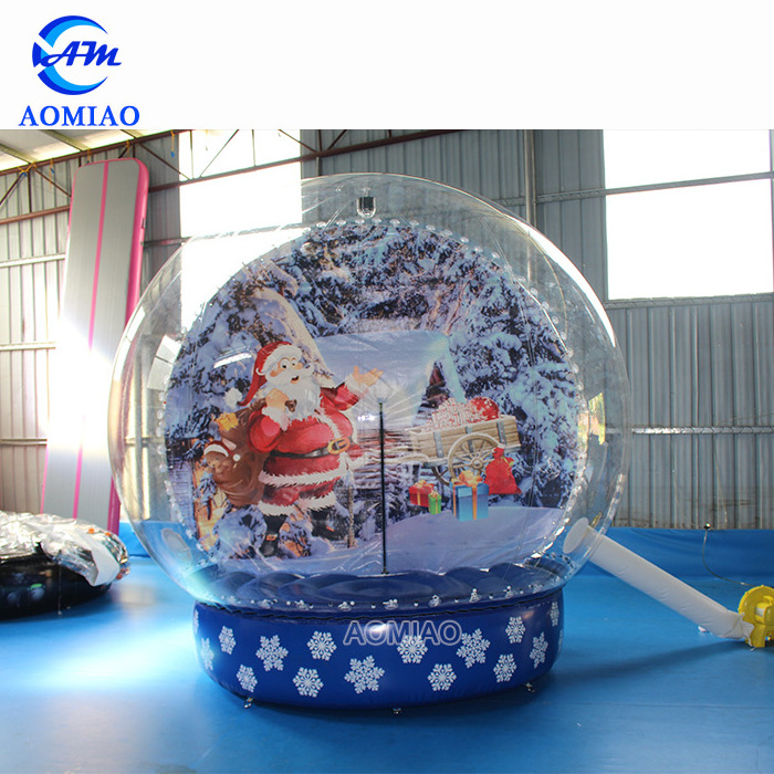 Inflatable Christmas Snowball for Events, Popular Inflatable Snow Globes Ball for Display