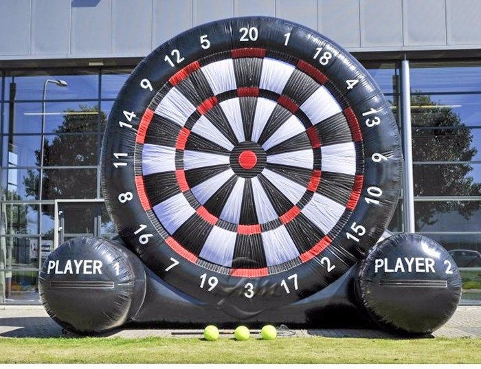 Cheap Price Inflatable Soccer Darts Board Double Side Sticky  FootBall Target Games For Sale