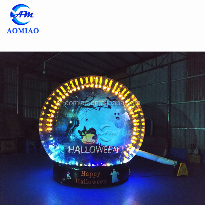 Inflatable Christmas Snowball for Events, Popular Inflatable Snow Globes Ball for Display