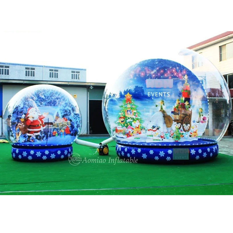 Inflatable Christmas Snowball for Events, Popular Inflatable Snow Globes Ball for Display