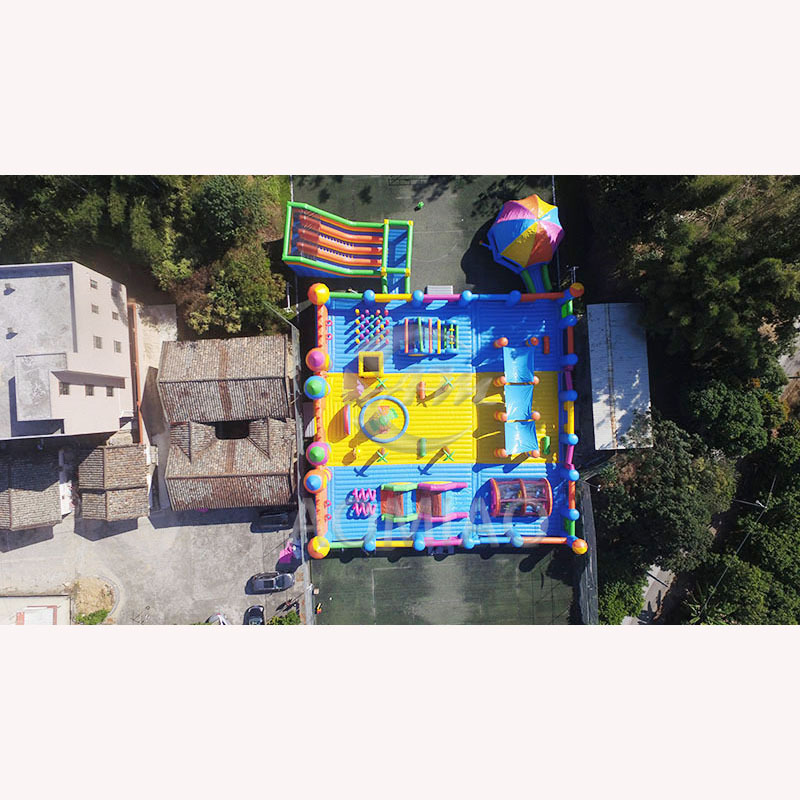 Customized giant inflatable theme park New design outdoor theme park amusement equipment inflatable for sale and business