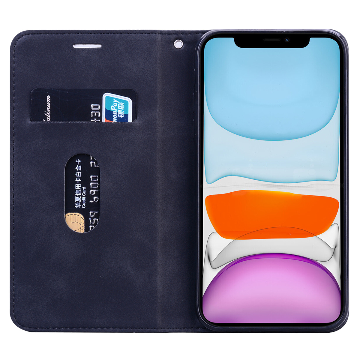 Magnetic Business Leather Wallet Phone Bag Cases For iPhone 11 PRO  XS Max XR X 8 7 6S plus Cover