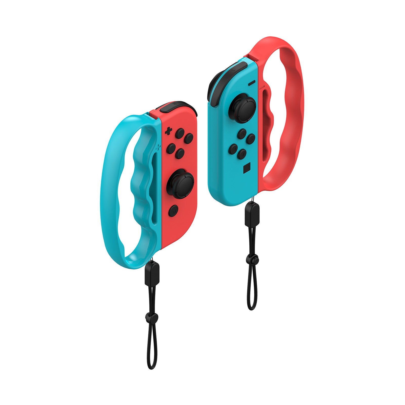 Controller Attachment for Nintendo Switch Joy Con Controller Hand Grips with Lanyard for Fitness Boxing Game Accessories