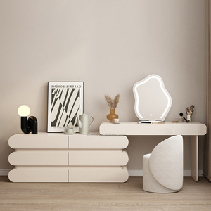 AOMISI CASA High End Modern Bedroom Commercial Furniture Dresser Set Wood Makeups Dressing Table Vanity Multifunctional Computer