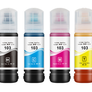 103 Premium Ink Water Based Refill Ink Compatible for Epson EcoTank L1110 L3110 L3111 L3116 L3150 L3151 L3156 L3160 L5190 L1210