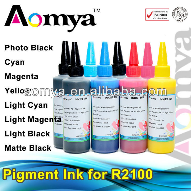 Hot! Aomya water based pigment ink for Epson/ Canon/ HP printers