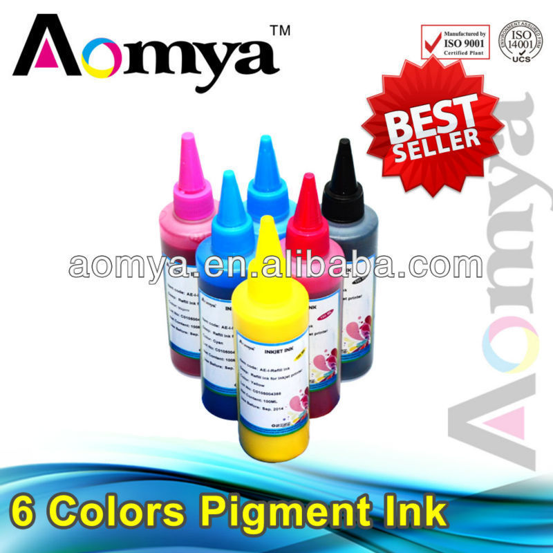 Hot! Aomya water based pigment ink for Epson/ Canon/ HP printers