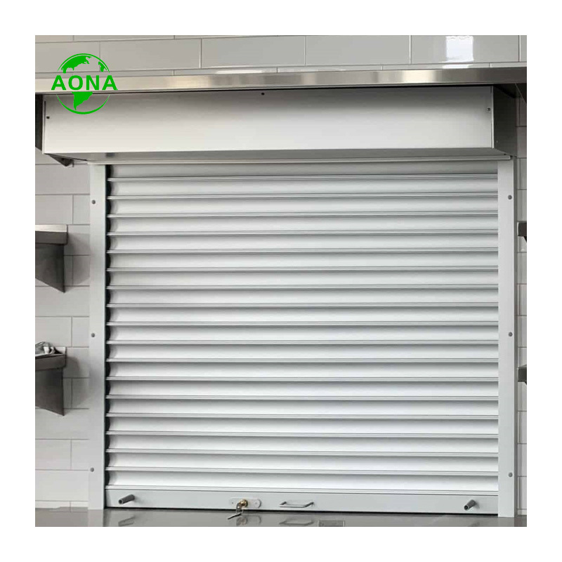 Cheap Automatic Motor Interior Swinging Aluminum Vertical Roller Window Shutter Doors