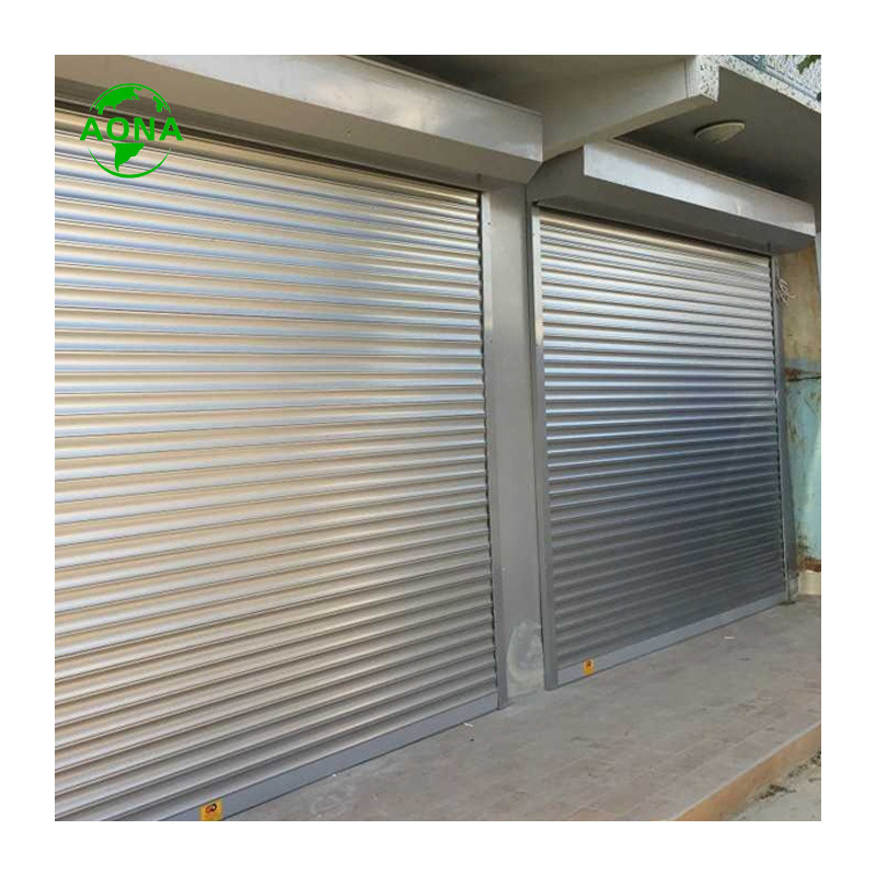 Cheap Automatic Motor Interior Swinging Aluminum Vertical Roller Window Shutter Doors