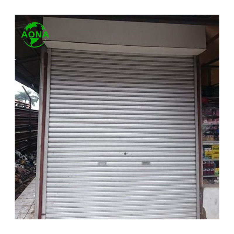 Customized Color And Strong Durable Vertical Roll Down Hurricane Roll Up Garage Doors