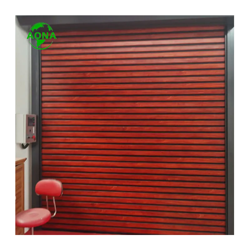 High Security Automatic Utility Steel Windproof Rolling Roll Up Shutter Garage Door