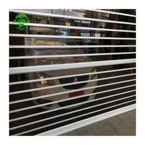 Beautiful And Silent Transparent Roller Shutter Door For Shop