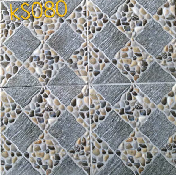 China supplier factory 3D ink-jet decorative stone 300x300 400x400 pool edge/garden floor ceramic tiles