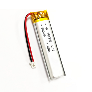 Small batch customization Digital Battery 3.7v 801350 500mAh  5v rechargeable  lithium  li-polymer battery cells