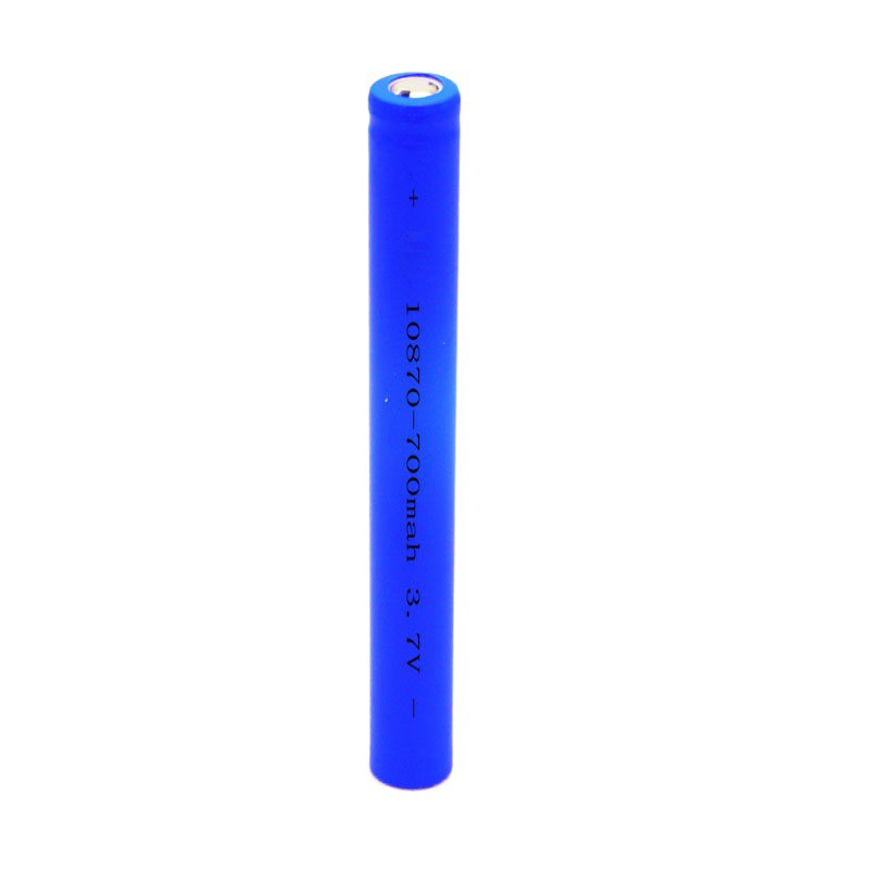 Laser pen battery lamp battery beauty instrument 3.7V 10870 700mAh cylindrical lithium rechargeable battery pack