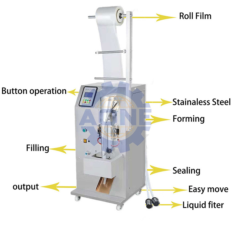 Automatic Juice Stick Packing Machine Ice Lolly Popsicle Bag Water Sachet Liquid Filling Machine